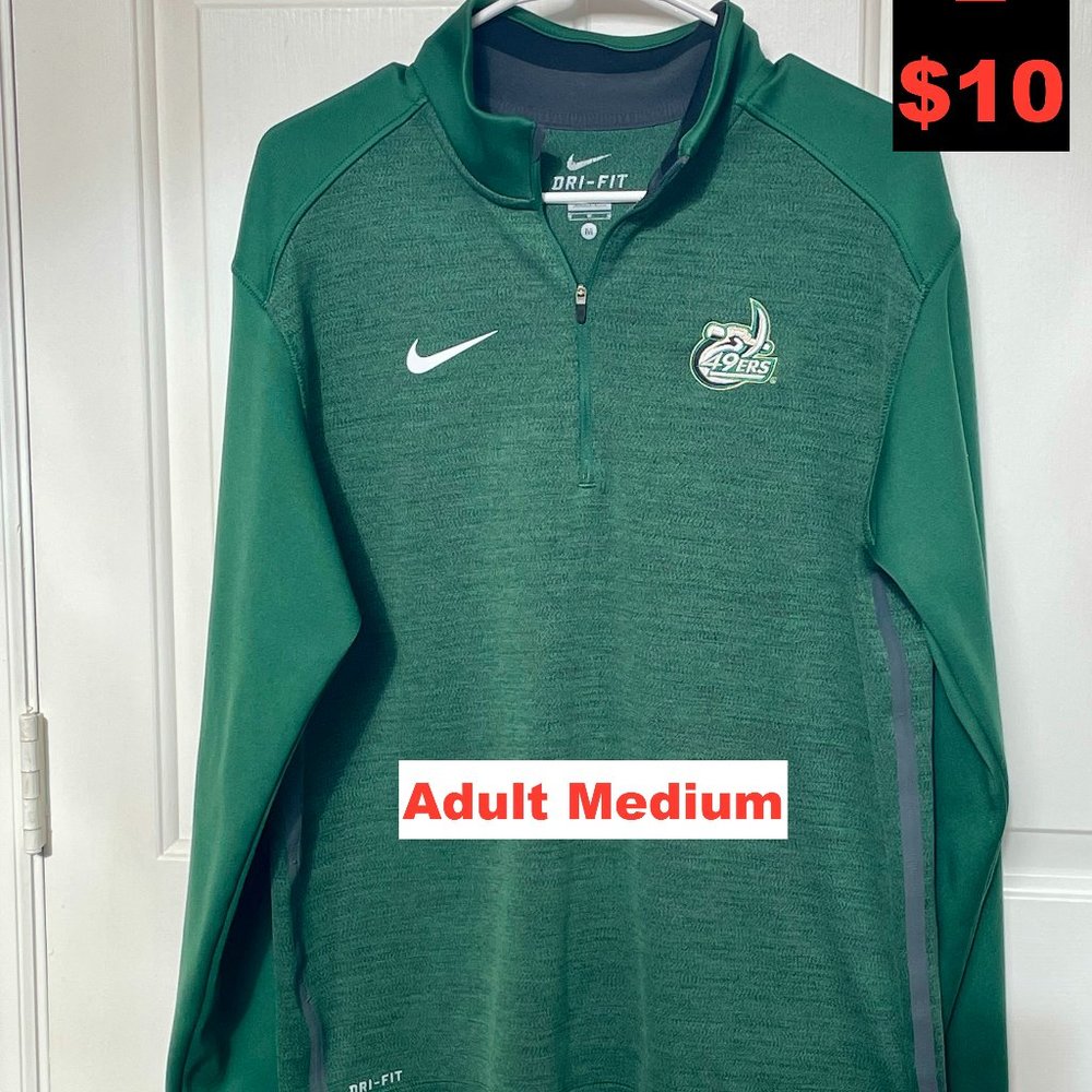 Charlotte 49ers Nike 1/4 Zip Dri-Fit Pullover
